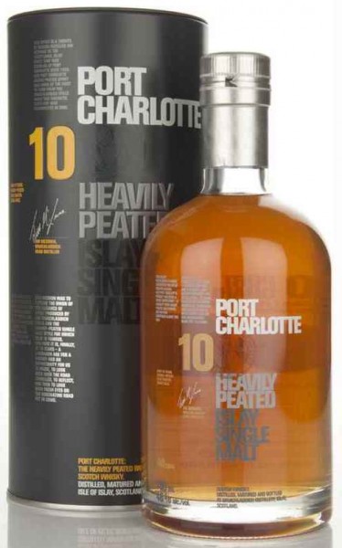 Bruichladdich Port Charlotte 10 Year Single Malt Scotch - Bottles and Cases